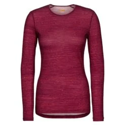 Icebreaker W 200 OASIS LS CREWE SKI TRACKS Damen - Funktionsshirt